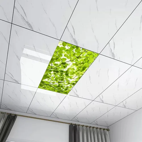 Miniatura 7 de 2 cubiertas de luz fluorescente para luces de techo, cubiertas magnéticas de luz de hojas de primavera con 10 imanes, filtros de luz fluorescentes