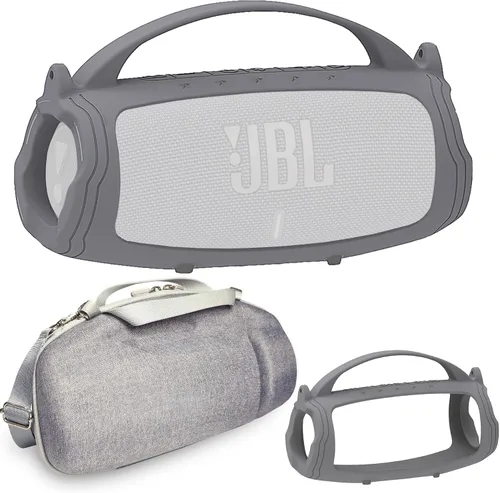 Miniatura 11 de JCHPINE Funda de silicona y funda rígida de viaje para JBL Charge 4 / Charge 5 Accesorios de altavoz Bluetooth portátil