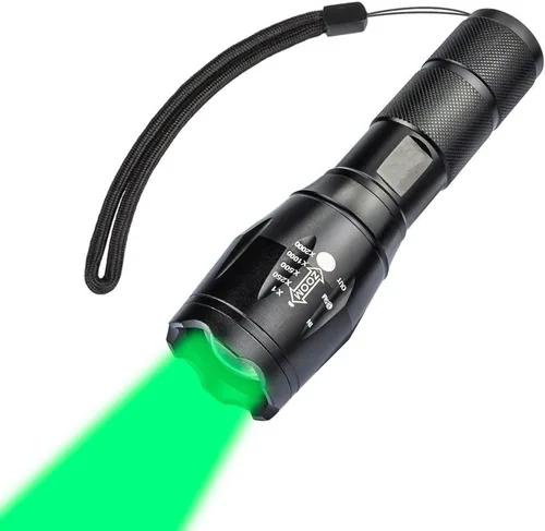Miniatura 9 de WINDFIRE Luz de depredador verde de 300 yardas, linterna LED táctica con zoom, Coyote Hog Fox Varmint - Kits de linternas de caza con interruptor