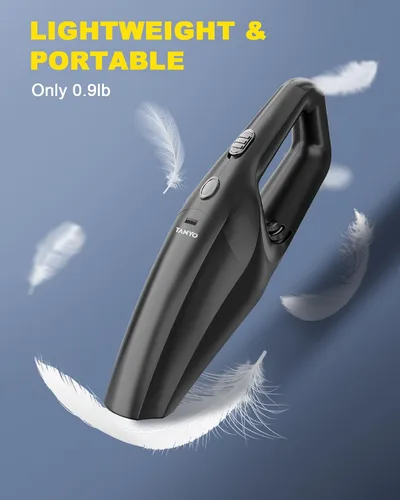 Miniatura 2 de TANYO Aspiradora de mano inalámbrica para automóvil, aspiradora portátil con succión de alta potencia, aspiradora de mano recargable, mini mano