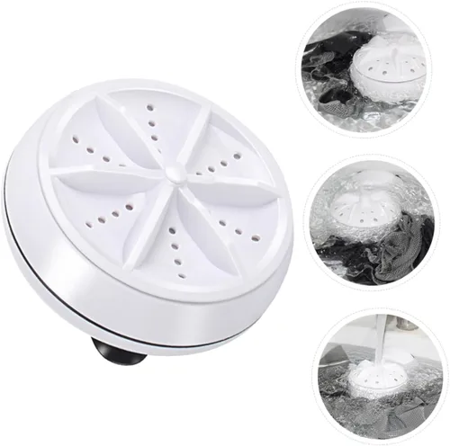 Miniatura 4 de Homoyoyo Mini lavadora portátil USB Turbo Lavadora para viajes, negocios y escuela, simulador de lavado a mano ligero, eliminación de manchas
