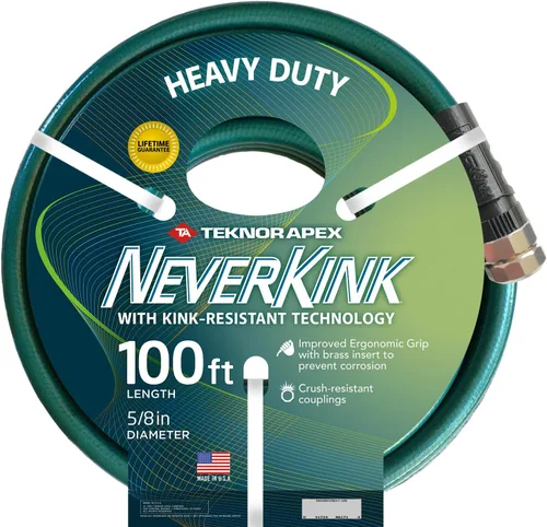 Miniatura 6 de Teknor Apex Never Kink Series 4000 Commercial Duty Pro manguera de jardín, Negro