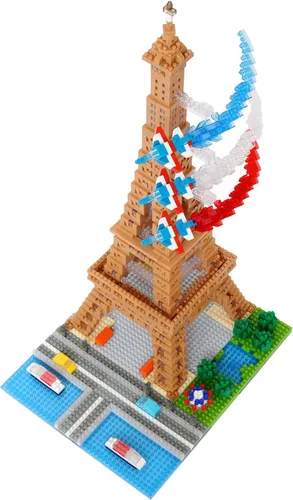 Miniatura 5 de nanoblock - World Famous - Edición de lujo de la Torre Eiffel, kit de construcción avanzado de la serie Hobby