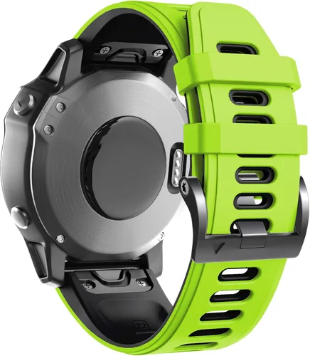 Miniatura 13 de ANCOOL Correa de reloj Fenix 6/7/5/8 de 1.850 in, correa suave de silicona de 0.866 in de repuesto para reloj inteligente Fenix 6 Pro/5 Plus/7 Pro