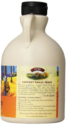 Miniatura 4 de Coombs Family Farms Jarabe de arce, grado A, color oscuro, sabor robusto, 32 onzas líquidas (paquete de 1)