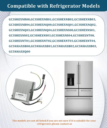 Miniatura 5 de W10133449 Placa de control del inversor del refrigerador se adapta a Whirlpool Kenmore KitchenAid Jenn Air, VCC3 1156 09 A 52 Inverter Board