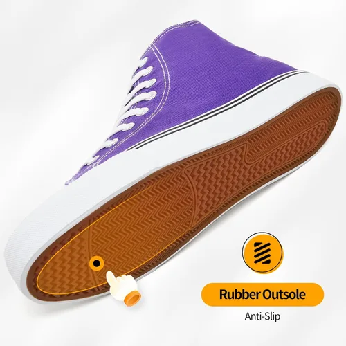 Miniatura 27 de ZGR Tenis de lona para hombre, con cordones, clásicos, casuales, para caminar