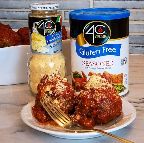 Miniatura 4 de 4C Pan rallado sin gluten de alta calidad, sazonado, 12 onzas (paquete de 1)