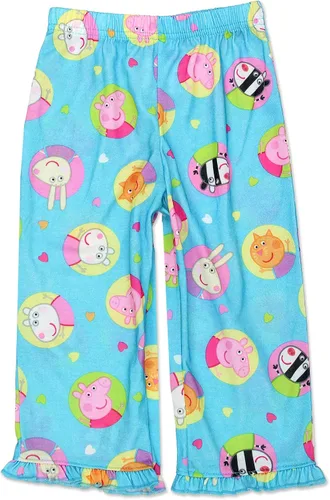 Miniatura 6 de Peppa Pig Pijama de poliéster suave para niñas pequeñas, Azul Patchwork