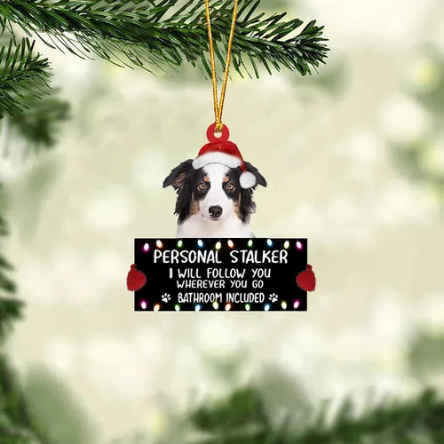 Miniatura 8 de Alaskan Malamute - Adorno colgante de coche para acechar personalmente, adorno de acrílico con nombre personalizado para perro, adorno de Navidad