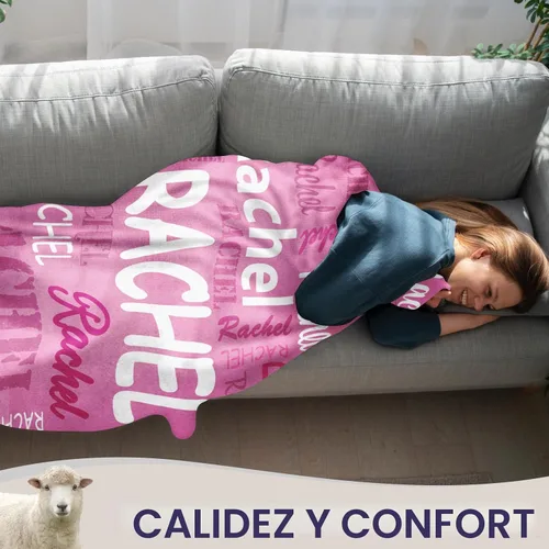 Miniatura 3 de Corissy envía al día siguiente, mantas personalizadas y cobijas personalizadas con nombre, manta de franela personalizada para niños, regalos