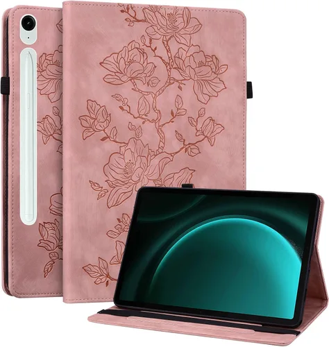Miniatura 56 de Funda para Samsung Galaxy Tab S5e 10.5 2019 Modelo SM-T720/T725/T727, funda delgada de piel sintética con soporte multiángulo y soporte