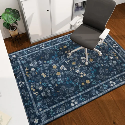 Miniatura 33 de chakme Tapete para silla de oficina para suelo de madera dura, 48 x 36 pulgadas, protector de escritorio de computadora de fácil deslizamiento