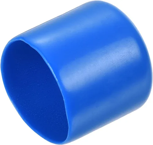 Miniatura 58 de uxcell 25 tapas de goma de 0.787 in de vinilo de identificación redonda tapa tapa de rosca de tornillo protectores negro