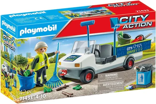 Miniatura 3 de PLAYMOBIL City Action 71433 - Limpieza urbana con vehículo