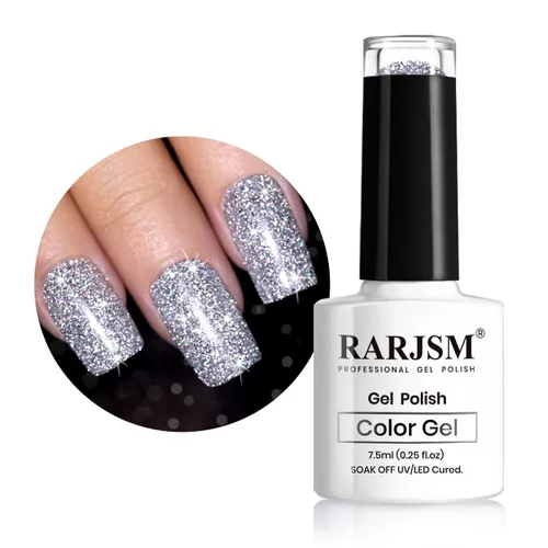 Miniatura 18 de RARJSM - Esmalte de uñas de gel con purpurina, de color verde oliva, brillante y brillante, para manicura DIY y salón de uñas, requiere secado