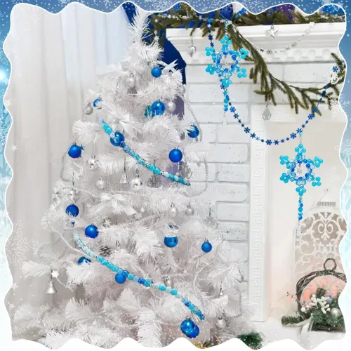 Miniatura 4 de PH PandaHall 450 cuentas de vidrio azul de 0.315 pulgadas, 15 estilos de cuentas de vidrio agrietadas de color azul marino, cuentas redondas sueltas