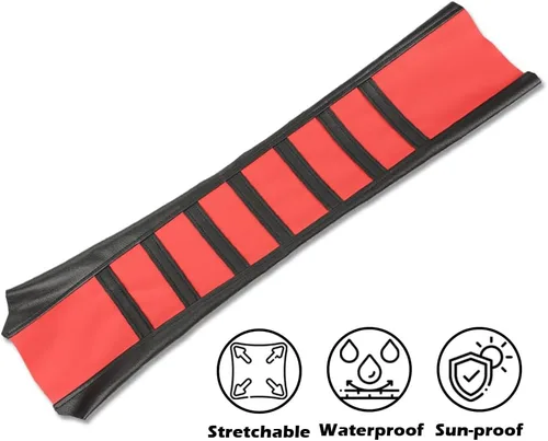 Miniatura 8 de CHEDA Funda de asiento suave de repuesto compatible con Honda CR125R CR250R CR500R CR80R CRF100F CRF125F CRF150F (rojo)