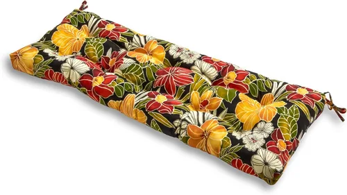 Miniatura 40 de Greendale Home Fashions Cojín de banco para exteriores de 51 pulgadas, Adobe Stripe