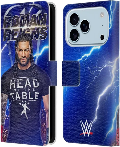 Miniatura 68 de Head Case Designs Officially Licensed WWE Distressed Logo Roman Reigns Leather Wallet Case Compatible with Apple iPhone 11