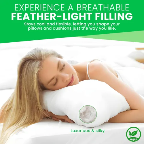 Miniatura 3 de Bean Products Relleno Kapok prémium 2.5 libras 100% fibra Kapok orgánica Sin químicos e hipoalergénico Perfecto para almohadas, camas