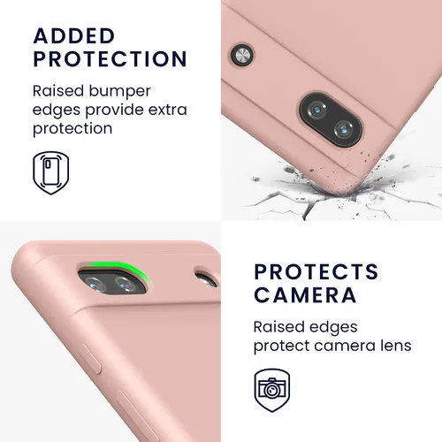 Miniatura 152 de kwmobile Funda Compatible con Google Pixel 6 Pro - Funda de teléfono de silicona TPU con acabado suave - Azul Arrecife