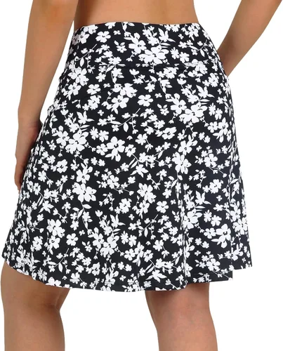 Miniatura 83 de ANIVIVO Faldas pantalón para mujer de 20 pulgadas de longitud a la rodilla, faldas deportivas de pickleball para tenis, golf y pickleball