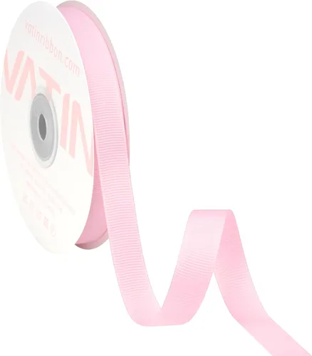 Miniatura 133 de Vatin - Rollo de cinta de grogrén, rollos de 25-50 yardas, perfecto para decoración de bodas, coronas, baby showers, envolturas de paquete de regalo