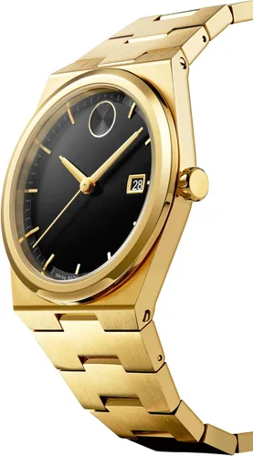 Miniatura 2 de Movado Bold Quest Men's Sport Watch - Swiss Quartz Movement, Stainless Steel Link Bracelet - 5 ATM Water Resistance - Luxury Fashion Timepiece for