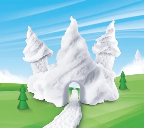 Miniatura 2 de Floof Modeling Clay, nieve reutilizable para interior fácil de moldear, 0.53 libras