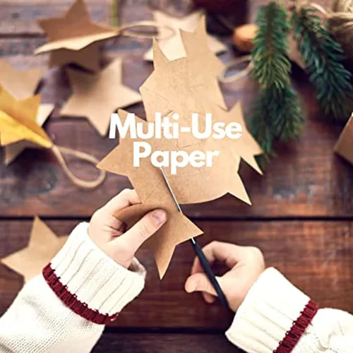 Miniatura 4 de Shinok Rollo de papel kraft marrón - 15" x 33' (400") Papel de regalo marrón para embalaje, mudanzas, papel de manualidades pequeño para envolver