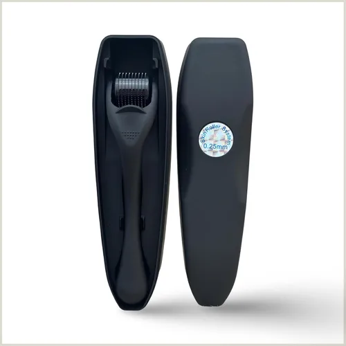 Miniatura 10 de Rodillo Derma de micropunto de acero inoxidable 540, rodillo de microagujas para cara, cuero cabelludo y barba, herramienta de cuidado de la piel