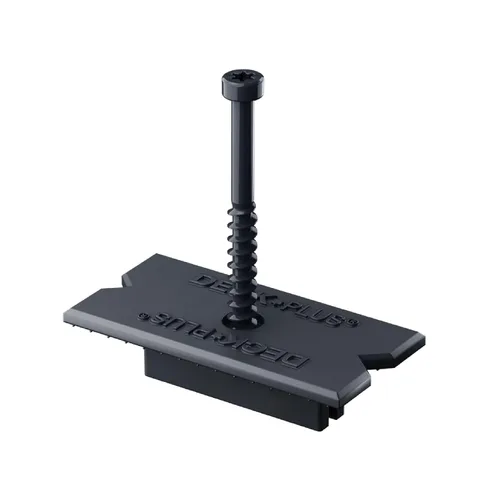 Miniatura 2 de Deck Plus Eclipse - Sujetadores ocultos, tornillos de cubierta, tornillos para madera, acero inoxidable, negro, paquete de 360