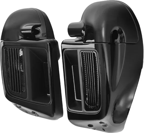Miniatura 4 de HR3 Carenados inferiores ventilados de color negro vívido a juego compatibles con Harley Ultra Limited, Road Glide, Electra Glide, Tri Glide 2014
