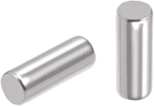 Miniatura 12 de uxcell 100 clavijas de acero inoxidable 304 de 0.059 in x 0.472 in, estantes de soporte, color plateado