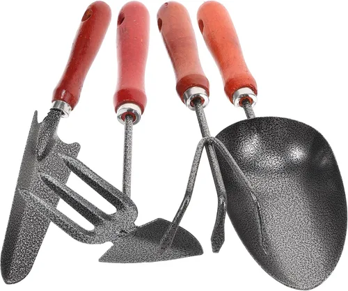TOYANDONA 1 juego de herramientas de jardinería de mano, pala de jardín y rastrillo para plantar deshierbe y trasplante y herramientas de jardinería