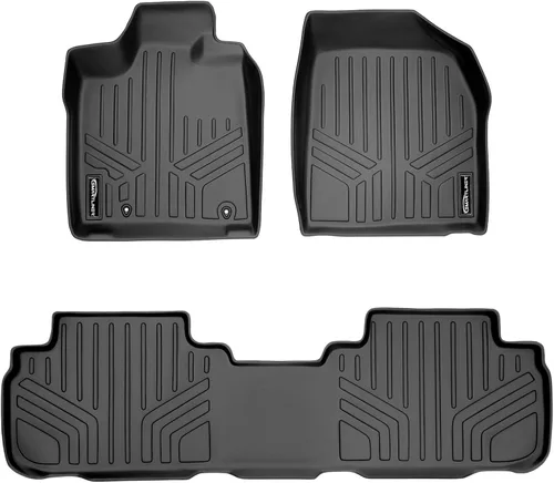 Miniatura 9 de MAXLINER - Juego de alfombrillas de 1ª fila, color negro para Toyota Highlander Hybrid 2008-2013