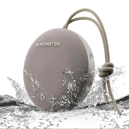 Monster Altavoz Bluetooth de 35 W (pico), altavoz de ducha IPX8 impermeable, Bluetooth 5.4 con sonido HD fuerte y graves robustos, tiempo de