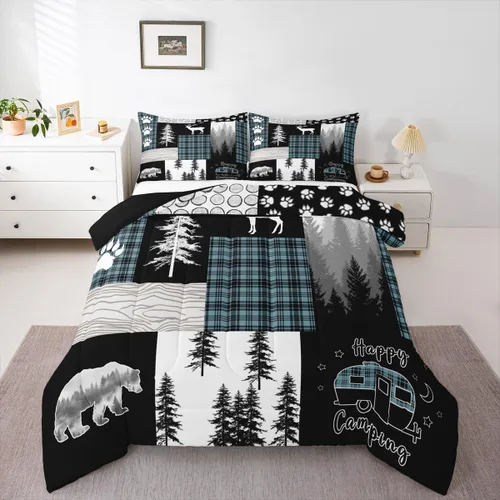Miniatura 56 de Erosebridal Juego de ropa de cama con diseño de mariposas de dibujos animados, decoración de habitación de niñas, animales salvajes, mariposas rosas