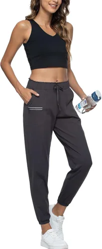 Miniatura 48 de Kcutteyg - Pantalones deportivos con bolsillos para mujer, diseño suave, ligero y de secado rápido, para entrenamiento, gimnasia, yoga y correr