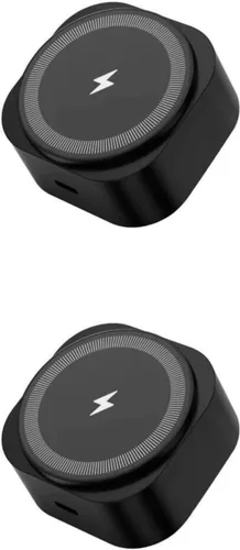 Miniatura 14 de Qi2 - Cargador inalámbrico de salida de pared, cargador magnético de teléfono compatible con MagSafe de 15 W con puerto USB-C, diseño inalámbrico
