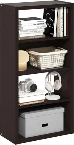 Miniatura 40 de Furinno Luder - Estantería abierta de 3 niveles, color roble francés