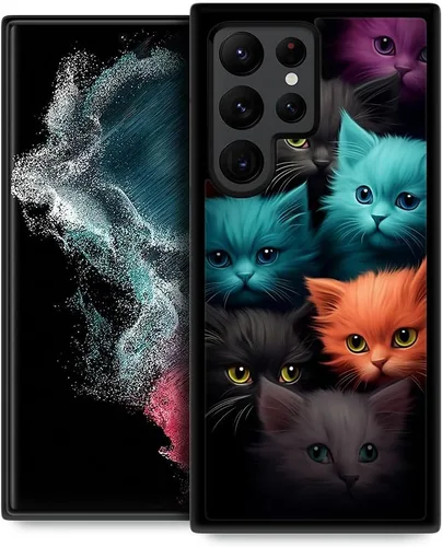 Miniatura 29 de ZHEGAILIAN Funda compatible con Samsung Galaxy S22 Ultra, diseño de patrón de policarbonato duro, antideslizante, absorción de golpes, funda Cerebro