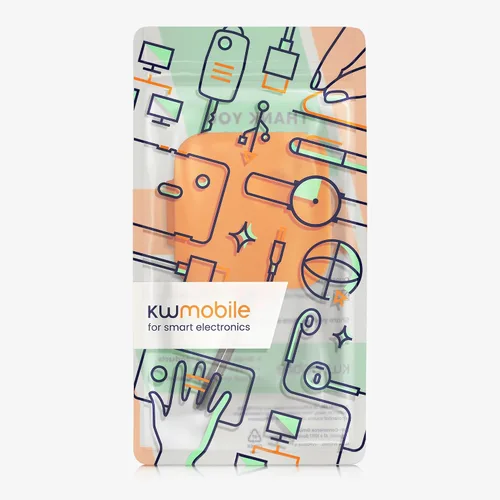 Miniatura 7 de kwmobile Funda compatible con Nothing Ear (2) - Funda de silicona para auriculares - Naranja