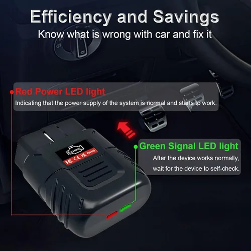 Miniatura 3 de Explorador OBD2 Bluetooth SinoTrack, herramienta de escaneo de diagnóstico para auto, lector de código inalámbrico, luz de control del motor