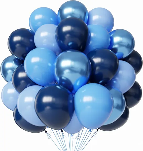Miniatura 6 de Globos de látex rojos y negros, paquete de 50 globos de fiesta de confeti de 12 pulgadas, negro, blanco, rojo, con cintas para cumpleaños