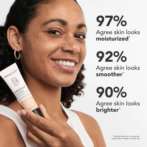 Miniatura 4 de Dermablend Brilliant Base - Maquillaje facial iluminador, formulado con niacinamida, manteca de karité y glicerina, enriquecido con derivados