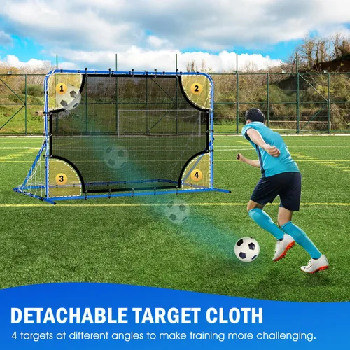 Miniatura 3 de Soccer Baseball Rebounder Net, Soccer Goal Net, Volleyball Softball Rebound Pitchback Net Quick-Switch Angle Training for Control, Passing Practice