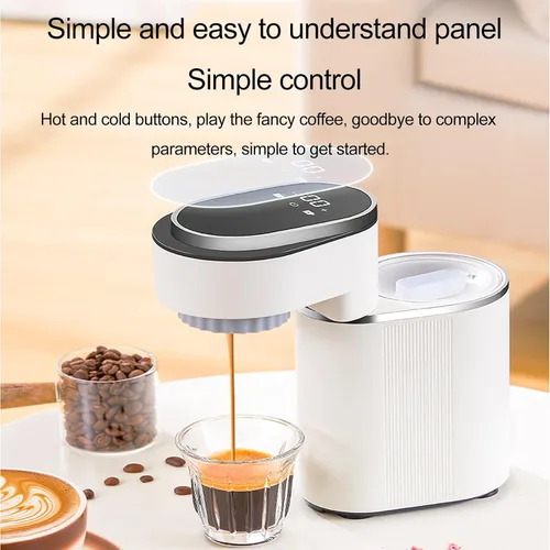 Miniatura 3 de Máquina de café espresso pequeña para el hogar, cafetera de café con leche, máquinas de capuchino para el hogar, máquina de café espresso portátil