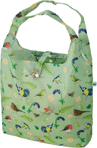 Miniatura 36 de ECO CHIC Bolsas plegables reutilizables para comestibles, bolsa de compras ligera, reciclada y reutilizable, bolsa plegable impermeable Gafas Gatos